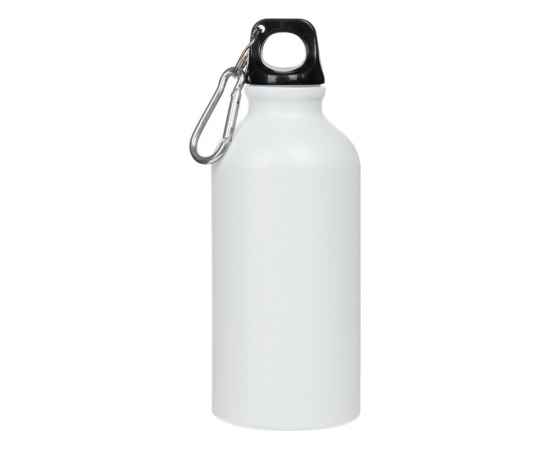Бутылка Hip S с карабином, 400 мл, матовая, 5-10055901, Цвет: белый, Объем: 400, изображение 3