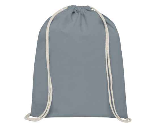 Рюкзак со шнурком Tenes из хлопка 140 г/м², 5-12057582, Цвет: серый, изображение 2