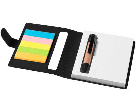 Набор стикеров Expose с ручкой и блокнотом А7, 5-10659402, Цвет: черный, изображение 2