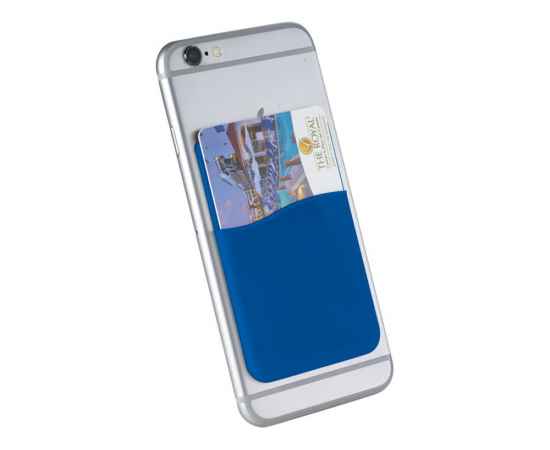 5-13421903 Картхолдер с креплением на телефон Gummy, Цвет: ярко-синий, изображение 2