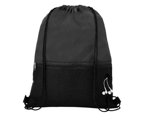 Рюкзак Ole с сетчатым карманом, 5-12048700, Цвет: черный, изображение 4