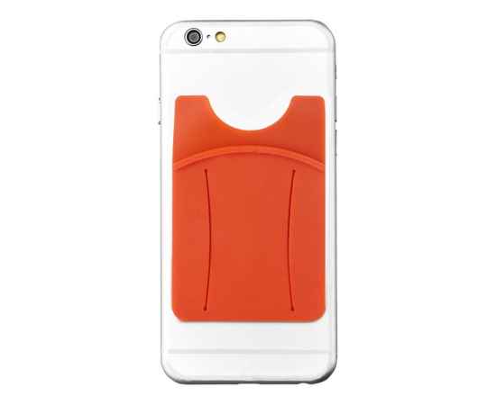 5-13427005 Картхолдер для телефона с держателем Trighold, Цвет: оранжевый, изображение 5