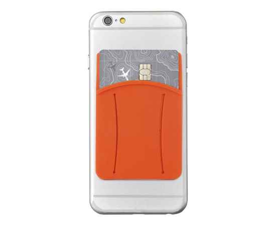 5-13427005 Картхолдер для телефона с держателем Trighold, Цвет: оранжевый, изображение 2