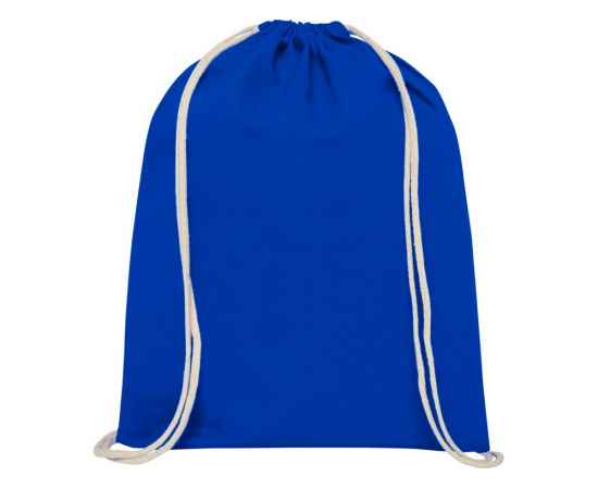 Рюкзак со шнурком Tenes из хлопка 140 г/м², 5-12057553, Цвет: синий, изображение 2