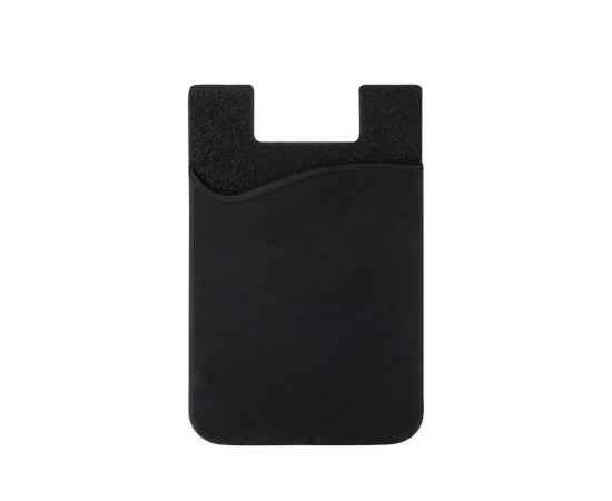 5-13421900 Картхолдер с креплением на телефон Gummy, Цвет: черный, изображение 3
