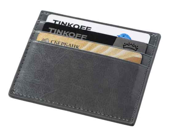 Картхолдер для 6 карт с RFID-защитой Fabrizio, 335626, Цвет: серый, изображение 2