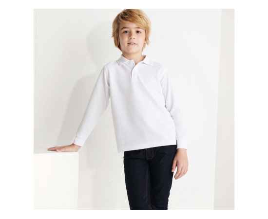 Рубашка поло Carpe детская с длинным рукавом, 1-2, 50084PO01.1-2, Цвет: белый, Размер: 1-2, изображение 5