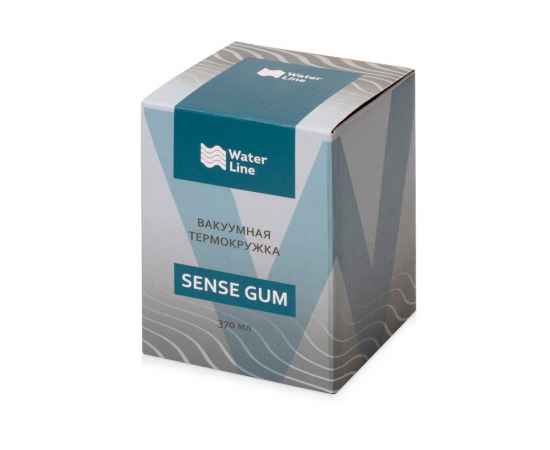 Вакуумная термокружка Sense Gum, непротекаемая крышка, soft-touch, 827408N, Цвет: оранжевый, Объем: 370, изображение 7