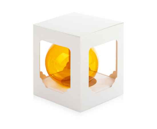 Стеклянный шар на елку Fairy tale, 6 см, 213024, Цвет: желтый, изображение 2