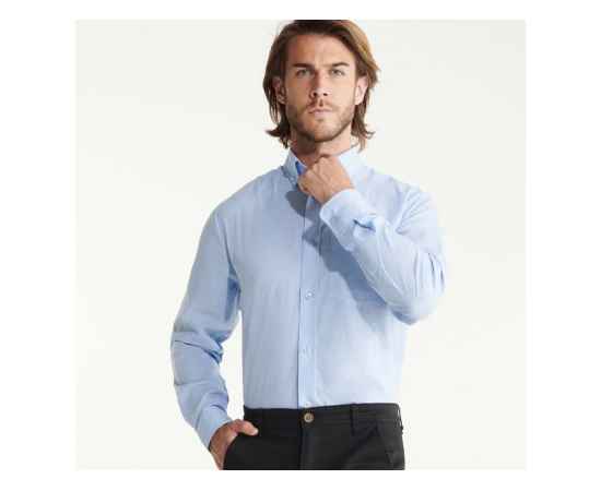 Рубашка с длинным рукавом Oxford, мужская, S, 5507CM10S, Цвет: небесно-голубой, Размер: S, изображение 6