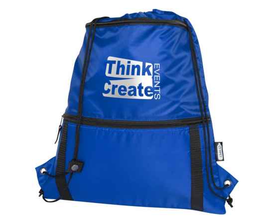 Изолированная сумка со шнурком Adventure из переработанных материалов, 12064753, Цвет: синий, изображение 8