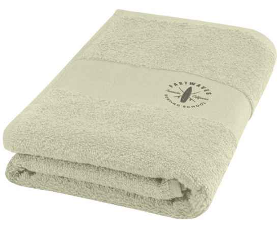 Хлопковое полотенце для ванной Charlotte, 11700180, Цвет: светло-серый, изображение 4