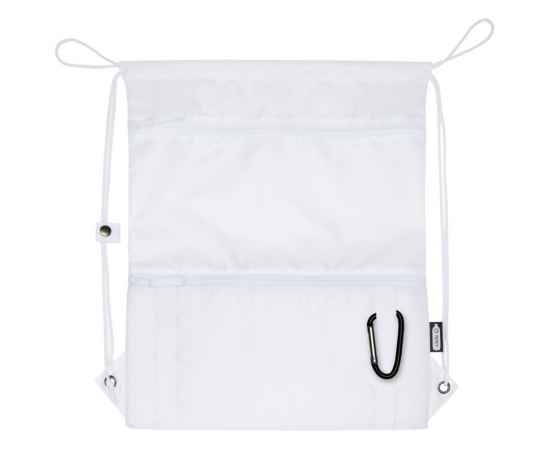 Изолированная сумка со шнурком Adventure из переработанных материалов, 12064701, Цвет: белый, изображение 5