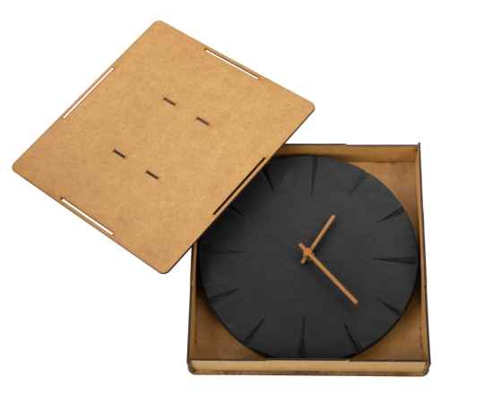 Часы деревянные Helga, 4500699, Цвет: черный, изображение 2