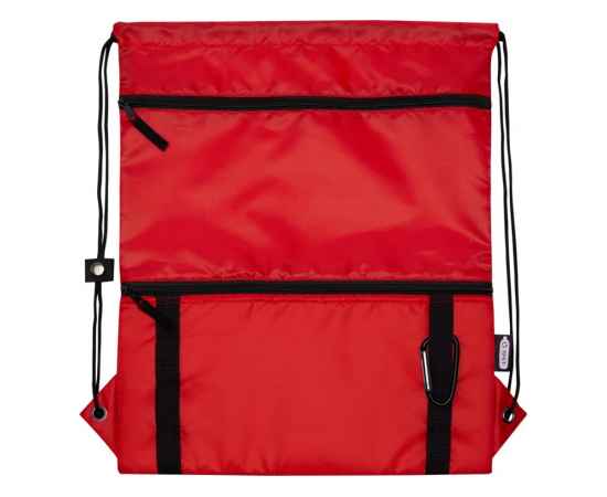 Изолированная сумка со шнурком Adventure из переработанных материалов, 12064721, Цвет: красный, изображение 5