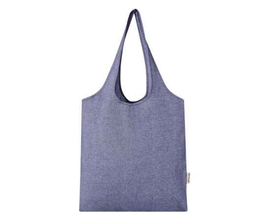 Эко-сумка Pheebs из переработанного хлопка, 12064150, Цвет: синий, изображение 2