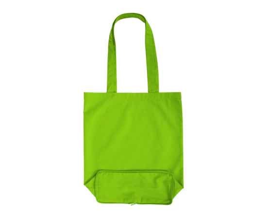 Складная хлопковая сумка Skit, 932213, Цвет: зеленое яблоко, изображение 5