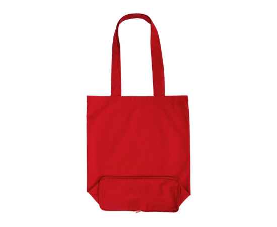 Складная хлопковая сумка Skit, 932201, Цвет: красный, изображение 5
