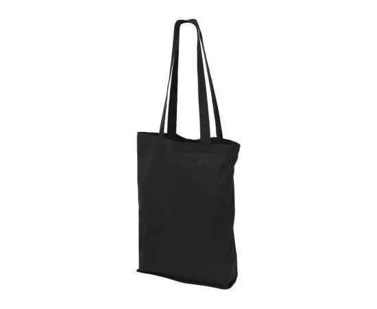 Складная хлопковая сумка Skit, 932207, Цвет: черный, изображение 2
