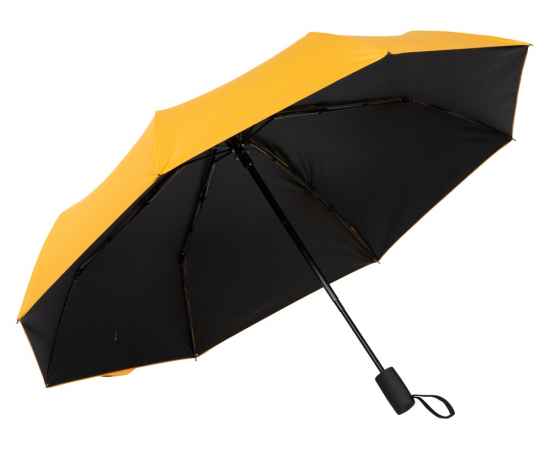 Зонт-автомат Dual с двухцветным куполом, 920414, Цвет: желтый,черный, изображение 2