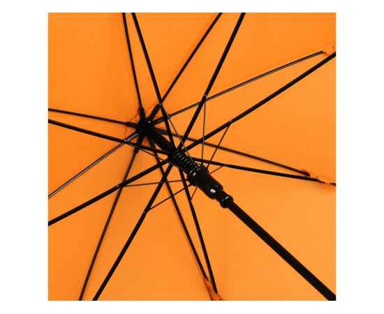 Зонт-трость Resist с повышенной стойкостью к порывам ветра, 100019, Цвет: оранжевый, изображение 3