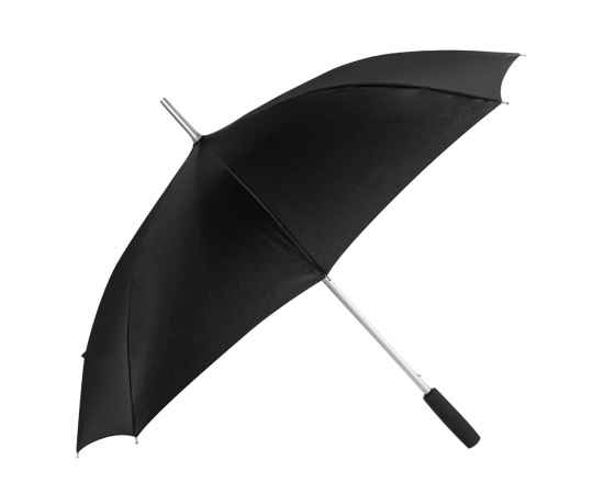 Зонт-трость Alu с деталями из прочного алюминия, 100015, Цвет: черный, изображение 3