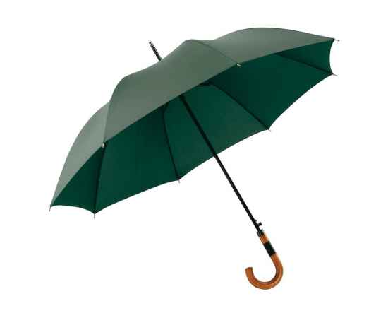 Зонт-трость Fop с деревянной ручкой, 100039, Цвет: серый, изображение 2