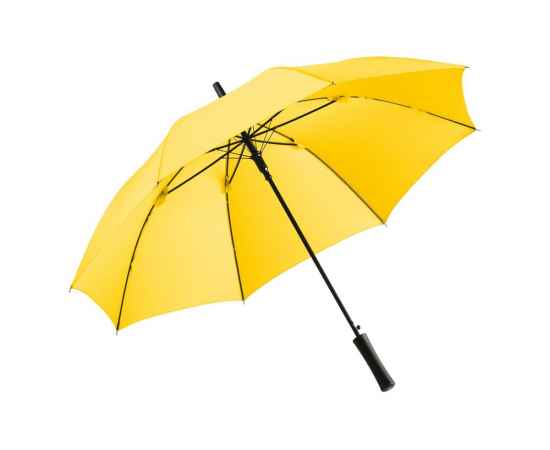 Зонт-трость Resist с повышенной стойкостью к порывам ветра, 100022, Цвет: желтый, изображение 2