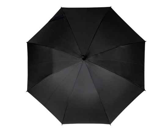 Зонт-трость Colorline с цветными спицами и куполом из переработанного пластика, 100001, Цвет: черный,синий, изображение 6