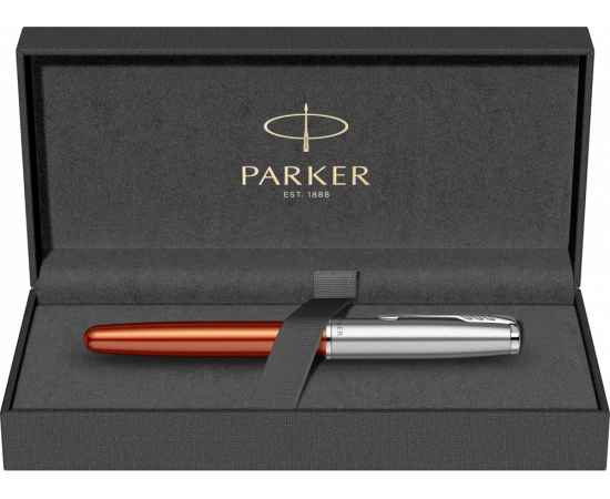 Ручка перьевая Parker Sonnet Essentials Orange SB Steel CT, 2169228, Цвет: оранжевый,серебристый, изображение 12
