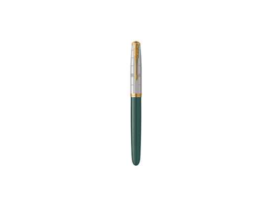 Ручка перьевая Parker 51 Premium, F, 2169074, Цвет: золотистый,зеленый,серебристый, изображение 2