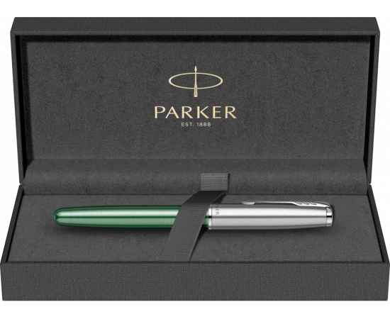 Ручка перьевая Parker Sonnet Essentials Green SB Steel CT, 2169362, Цвет: зеленый,серебристый, изображение 11