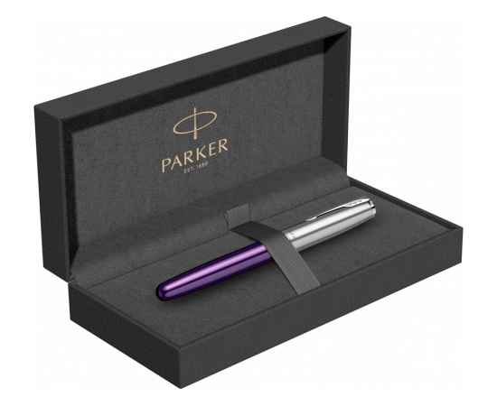 Ручка перьевая Parker Sonnet Essentials Violet SB Steel CT, 2169366, Цвет: фиолетовый,серебристый, изображение 11