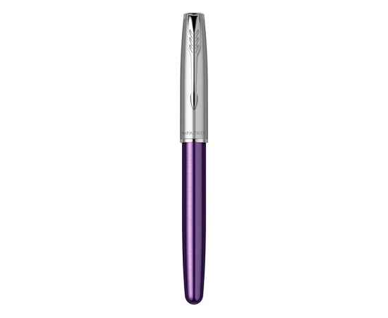 Ручка-роллер Parker Sonnet Essentials Violet SB Steel CT, 2169368, Цвет: фиолетовый,серебристый, изображение 5