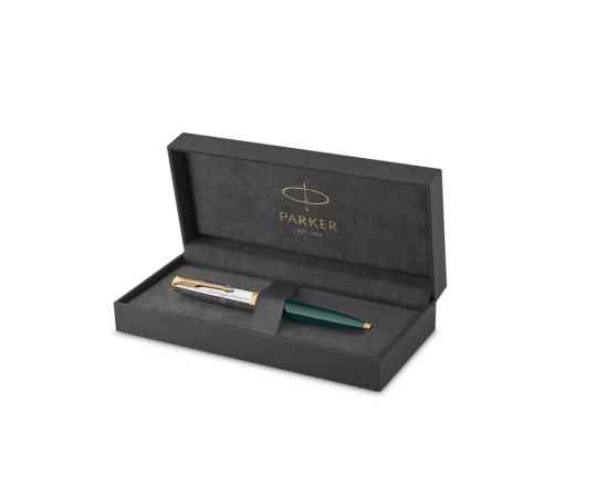 Ручка шариковая Parker 51 Premium, 2169076, Цвет: золотистый,зеленый,серебристый, изображение 5