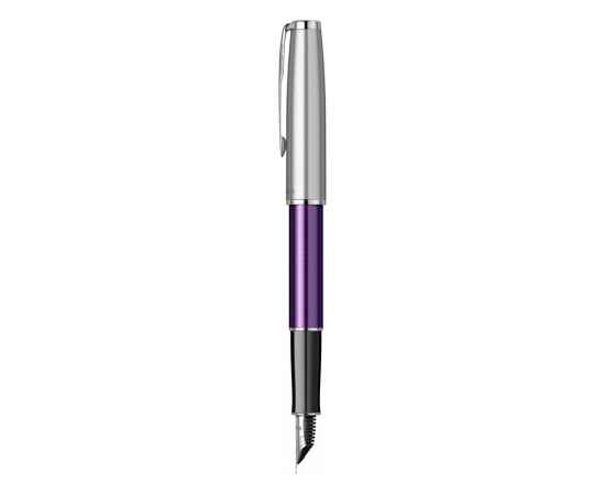Ручка перьевая Parker Sonnet Essentials Violet SB Steel CT, 2169366, Цвет: фиолетовый,серебристый, изображение 3
