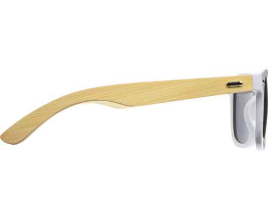 Очки солнцезащитные с бамбуковыми дужками Rockwood, 831206, Цвет: белый,натуральный, изображение 3