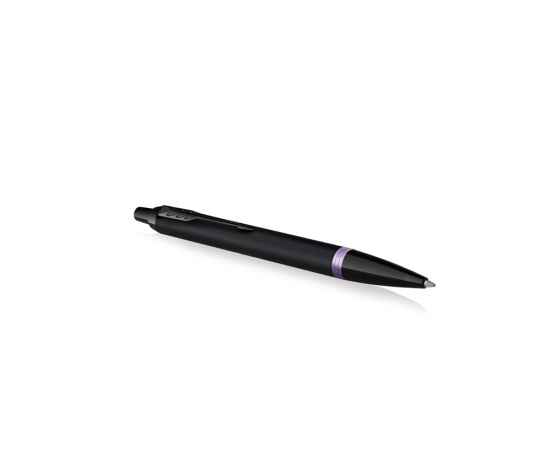 Ручка шариковая Parker IM Vibrant Rings Flame Amethyst Purple, 2172951, Цвет: черный,фиолетовый, изображение 2