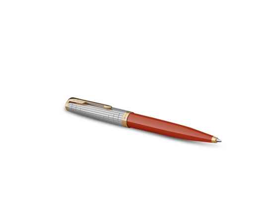 Ручка шариковая Parker 51 Premium, 2169073, Цвет: золотистый,красный,серебристый, изображение 2