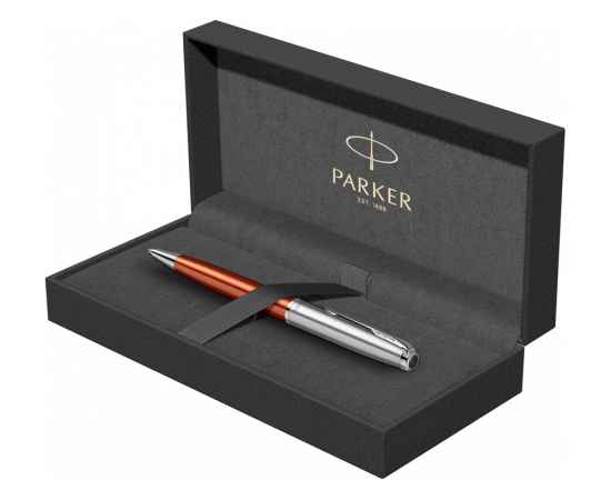Ручка шариковая Parker Sonnet Essentials Orange SB Steel CT, 2169361, Цвет: оранжевый,серебристый, изображение 5