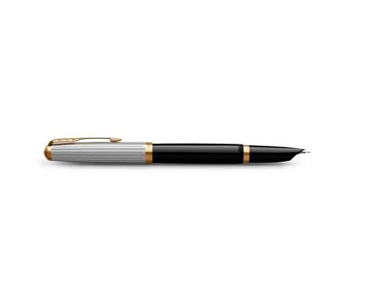 Ручка перьевая Parker 51 Premium, F/M, 2169061, Цвет: черный,золотистый,серебристый, изображение 4