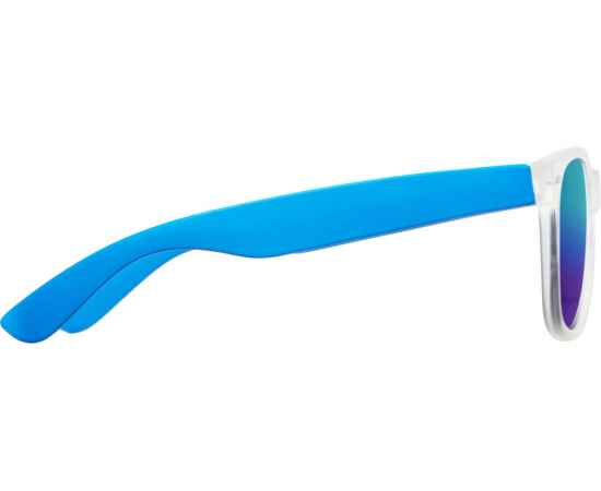 Очки солнцезащитные с зеркальными линзами Partymaker, 831302, Цвет: синий,бесцветный полупрозрачный, изображение 3