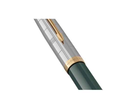 Ручка шариковая Parker 51 Premium, 2169076, Цвет: золотистый,зеленый,серебристый, изображение 4