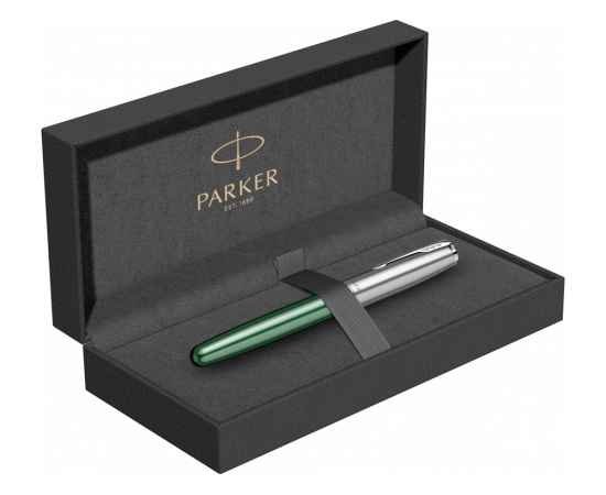 Ручка перьевая Parker Sonnet Essentials Green SB Steel CT, 2169362, Цвет: зеленый,серебристый, изображение 12