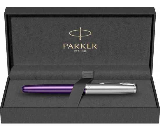 Ручка перьевая Parker Sonnet Essentials Violet SB Steel CT, 2169366, Цвет: фиолетовый,серебристый, изображение 12