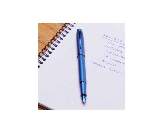 Ручка перьевая Parker IM Monochrome Blue, 2172963, Цвет: синий, изображение 8