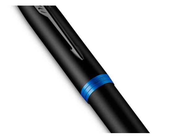 Ручка-роллер Parker IM Vibrant Rings Flame Blue, 2172860, Цвет: черный,синий, изображение 5