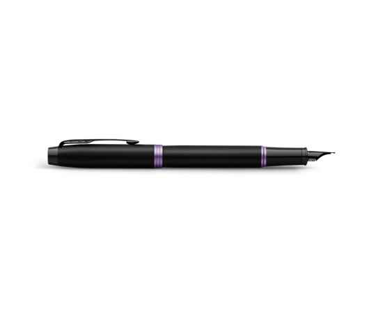 Ручка перьевая Parker IM Vibrant Rings Flame Amethyst Purple, 2172948, Цвет: черный,фиолетовый, изображение 4