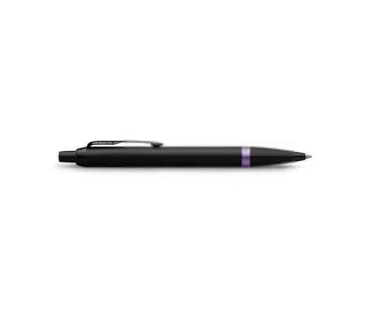Ручка шариковая Parker IM Vibrant Rings Flame Amethyst Purple, 2172951, Цвет: черный,фиолетовый, изображение 3