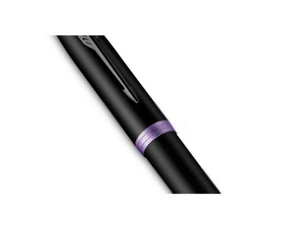 Ручка перьевая Parker IM Vibrant Rings Flame Amethyst Purple, 2172948, Цвет: черный,фиолетовый, изображение 5